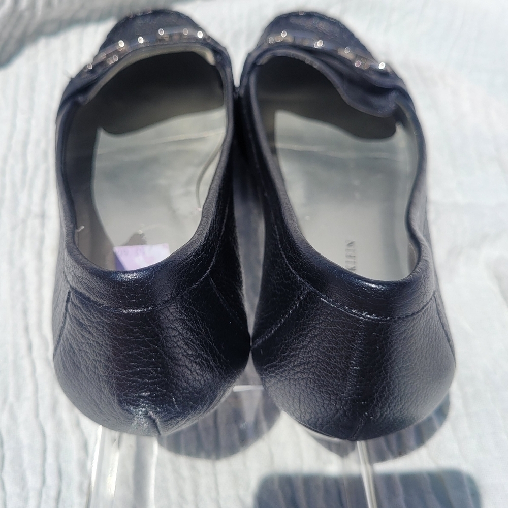Anne Klein Black iflex Leather loafers 8.5 - Picture 4 of 11
